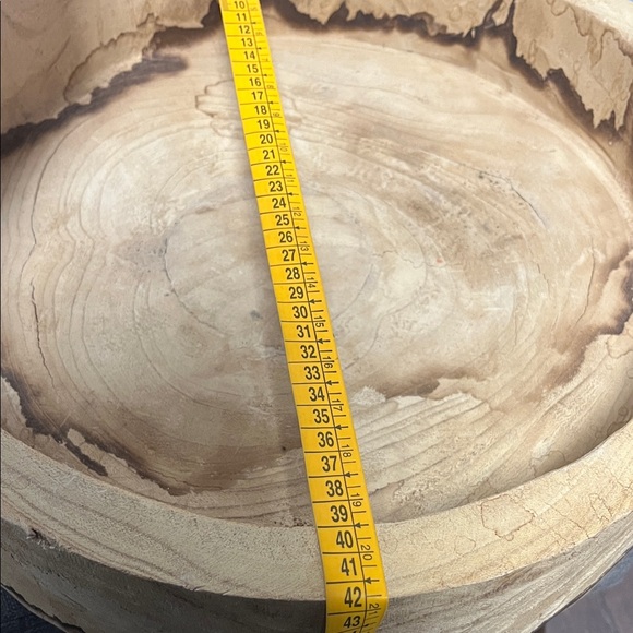 Rustic Wooden Handmade Bowl - Picture 9 of 10